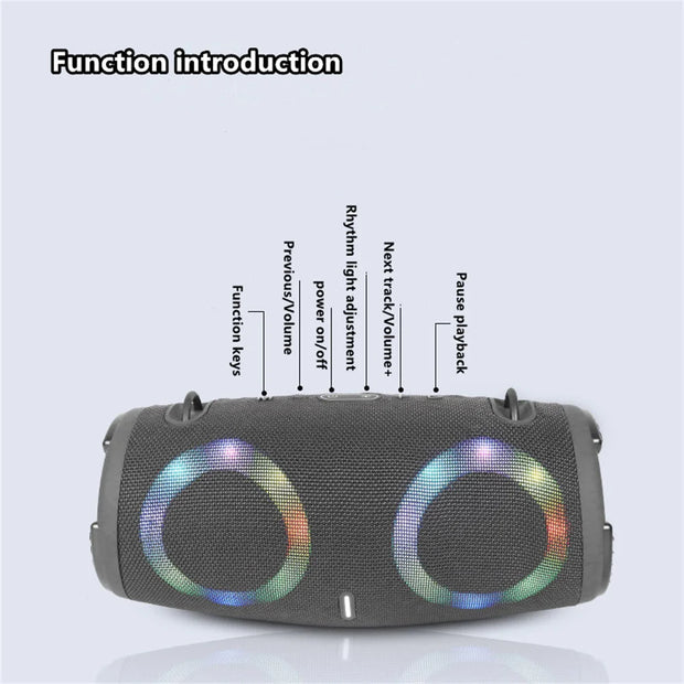 Portable Waterproof 100W High Power Bluetooth Speaker