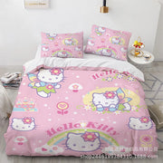 Sanrio Hello Kitty Bedding Sets Comforter 3 Piece Sets