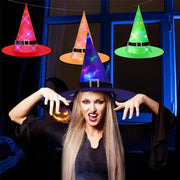 Glowing Halloween Decor LED Luminous Witch Hats