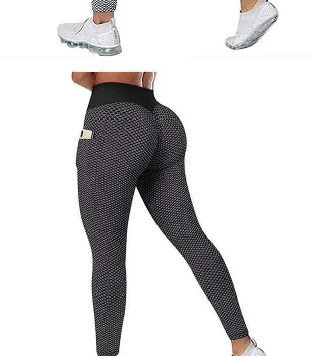 Women's Casual High Waist Pocket Sports Leggings