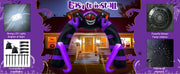 10FT Halloween Inflatable Spider Arch Blow Up with LED Light