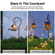 Solar Waterproof Watering Can Light