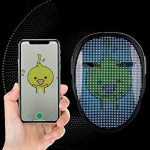 Face Transforming LED Mask with App