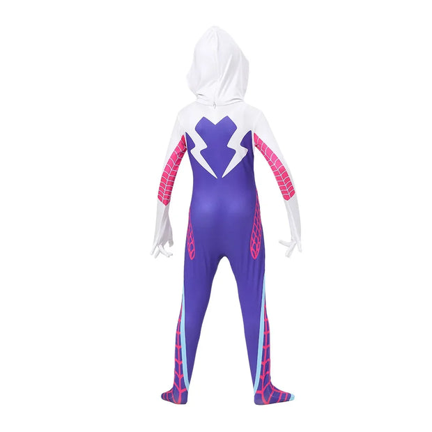 Girls Gwen Ghost Spider Costume Bodysuit