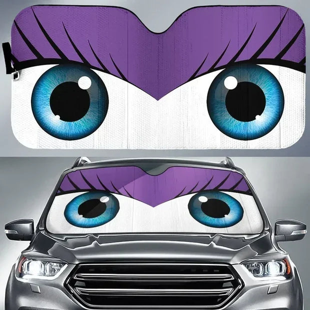 New Cartoon Big Eyes Car Windshield Sunshade