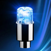 2/4Pcs Car Wheel Air Valve Stem Led Light Caps Cover