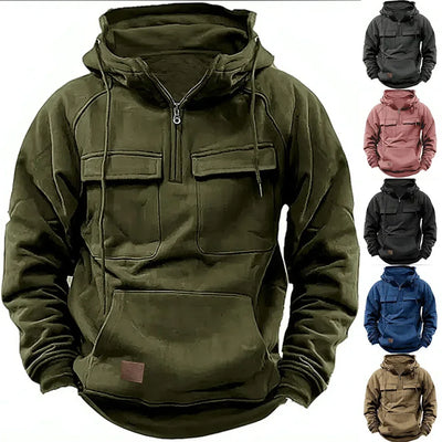 Men's Tactical Half Zipper Hoodies