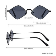 Retro Diamond Shaped Sunglasses for Men & Women