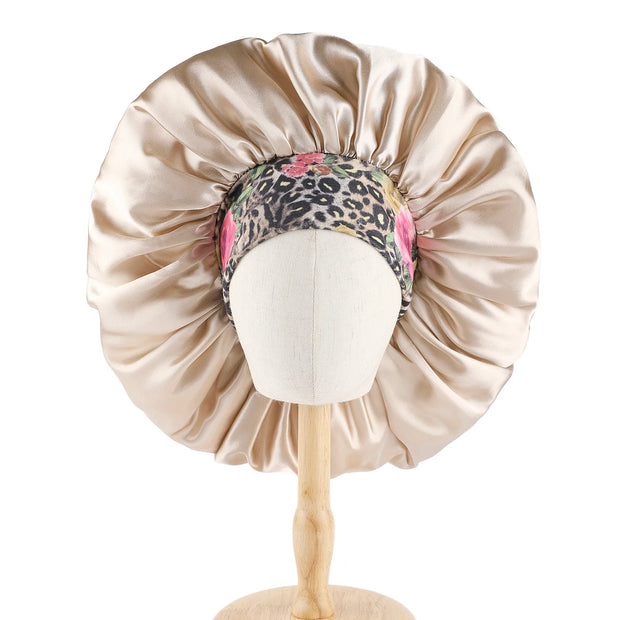 Silk Satin Bonnet Hair Cap