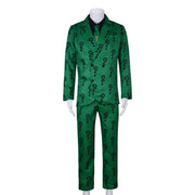 Mens Riddler Cosplay Costume