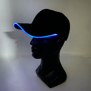 Trendy Light Up Glowing Baseball Hats and Earrings LED Luminous DJ, Dance, NightClub, Bar, Parties