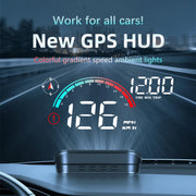 KINLANAO HUD Car GPS Head Up On-board  Speedometer Display Windshield Projector