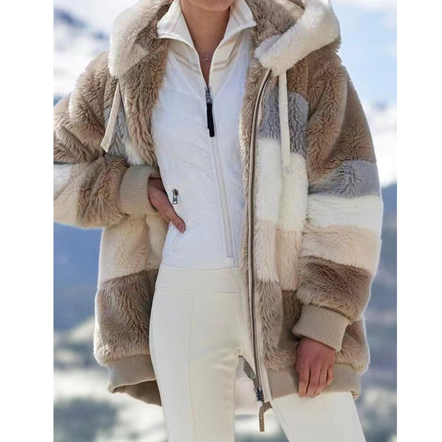 Oversized Women's Plush Jacket