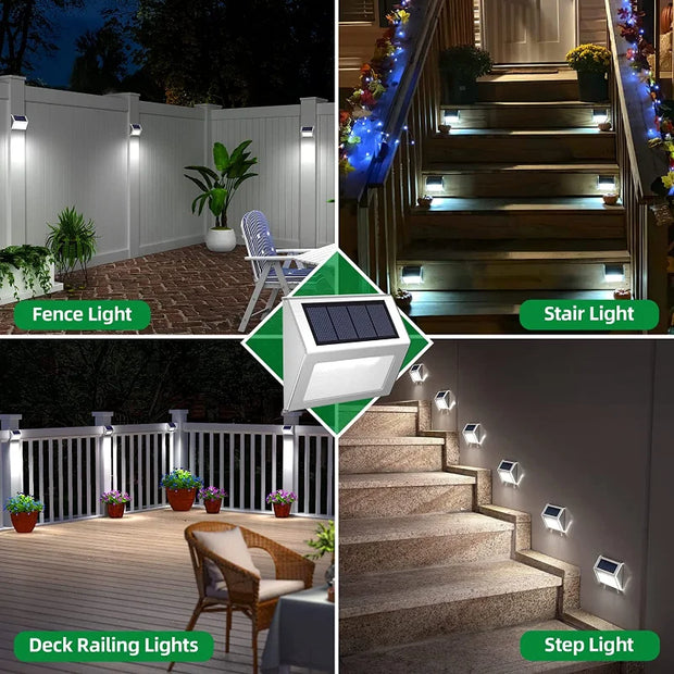 Solar Powered Waterproof Deck Lights