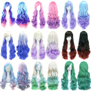 Soowee Long Ombre Rainbow Cosplay Wigs