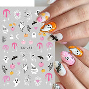 3D Halloween Nail Art Stickers