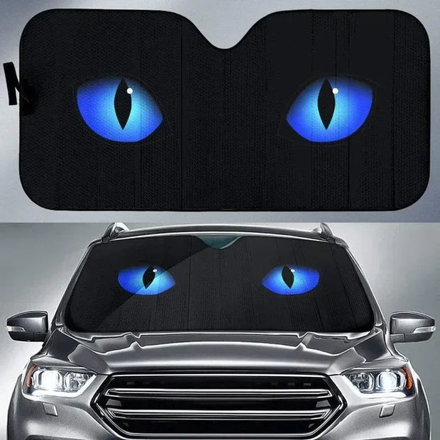 New Cartoon Big Eyes Car Windshield Sunshade