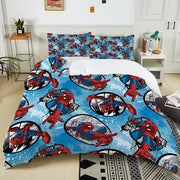 Marvel Spider Man Print Bedding Set 3PC 1 Duvet Cover 2 Pillowcases