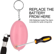 Portable Self Defense Personal Security Alarm Keychain 130DB