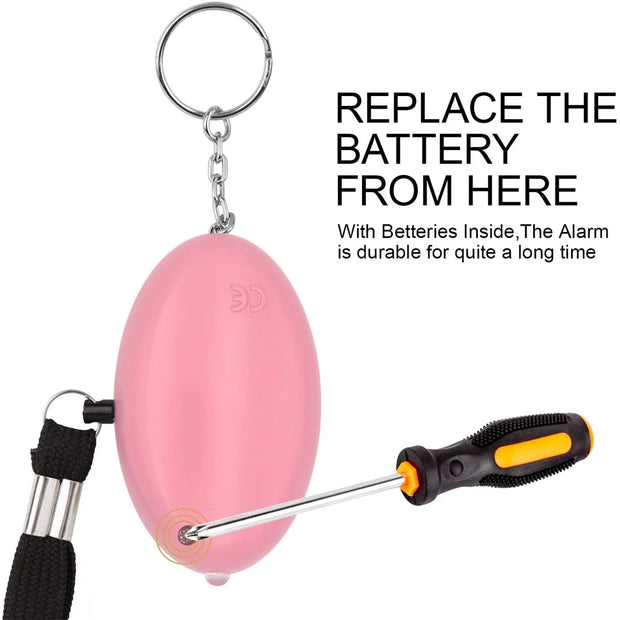 Portable Self Defense Personal Security Alarm Keychain 130DB