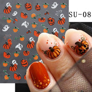 3D Halloween Nail Art Stickers