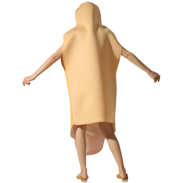 Adult Funny 3D Print Hot Dog Costumes