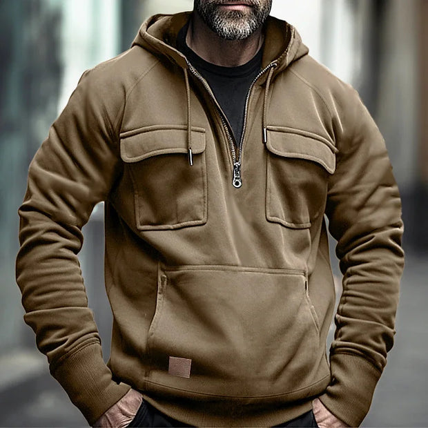 Men's Tactical Half Zipper Hoodies