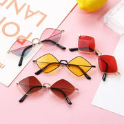 Retro Diamond Shaped Sunglasses for Men & Women