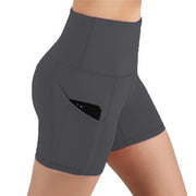 Women High Waist Lifting Yoga Cycling Shorts