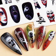 3D Halloween Nail Art Stickers