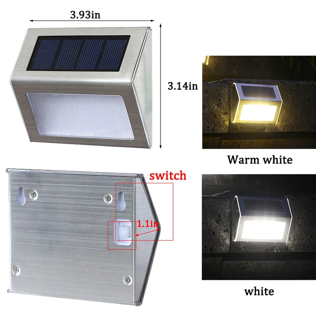 Solar Powered Waterproof Deck Lights