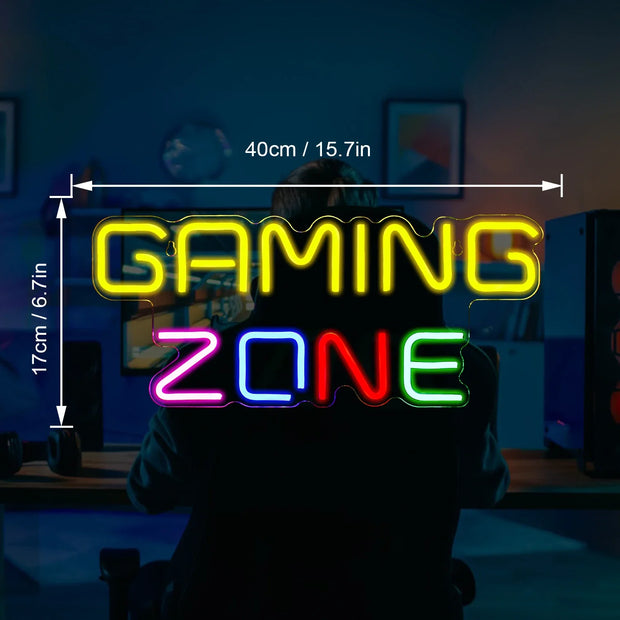 Gaming Zone Neon LED Sign