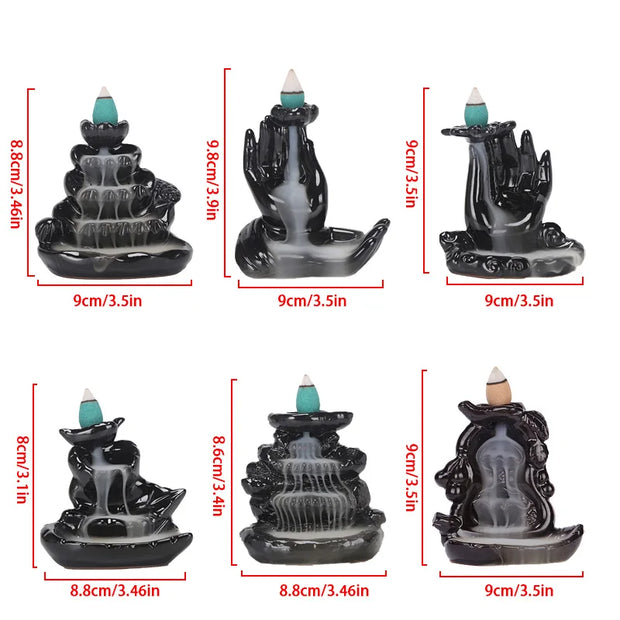 Backflow Ceramic Incense Burner