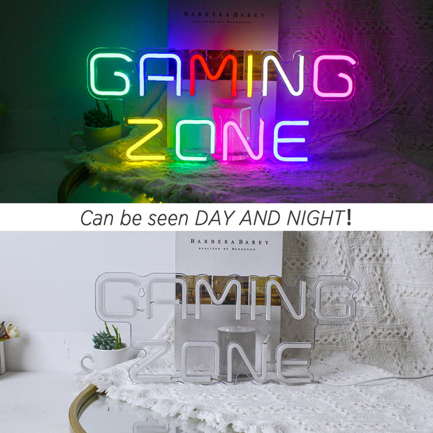 Gaming Zone Neon LED Sign