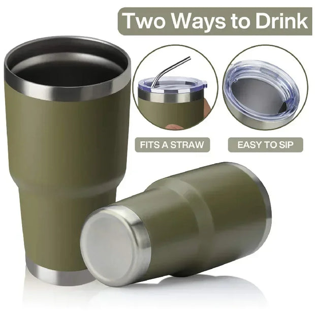 30oz Yetys Stainless Steel Thermos with Magnetic Lid