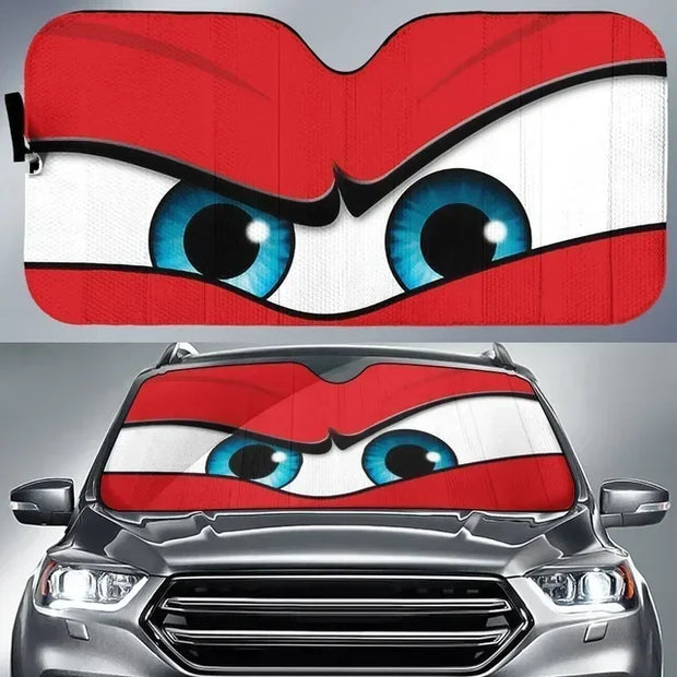 New Cartoon Big Eyes Car Windshield Sunshade